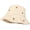 Beige, variant on Cute Cherry Embroidered Bucket Hat Reversible Double-Side-Wear Hat Summer Packable Beach Sun Fisherman Hat