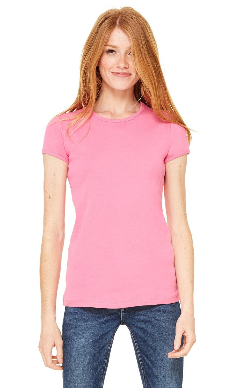Women's Baby Rib Short-Sleeve T-Shirt - Walmart.com