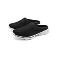 thumbnail image 3 of LUXUR Womens Open Back Sneakers Slip On Mules Shoes Lightweight Wide Width Walking Shoes Black, 3 of 4