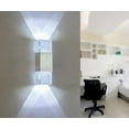 thumbnail image 2 of 6W Acrílico Aluminio LED Aplique de pared Luz Interior Diseño moderno Iluminación Lámpara de pared decorativa para dormitorio Escaleras Sala de estar Fondo de TV - Blanco frío Xemadio GX-161, 2 of 8