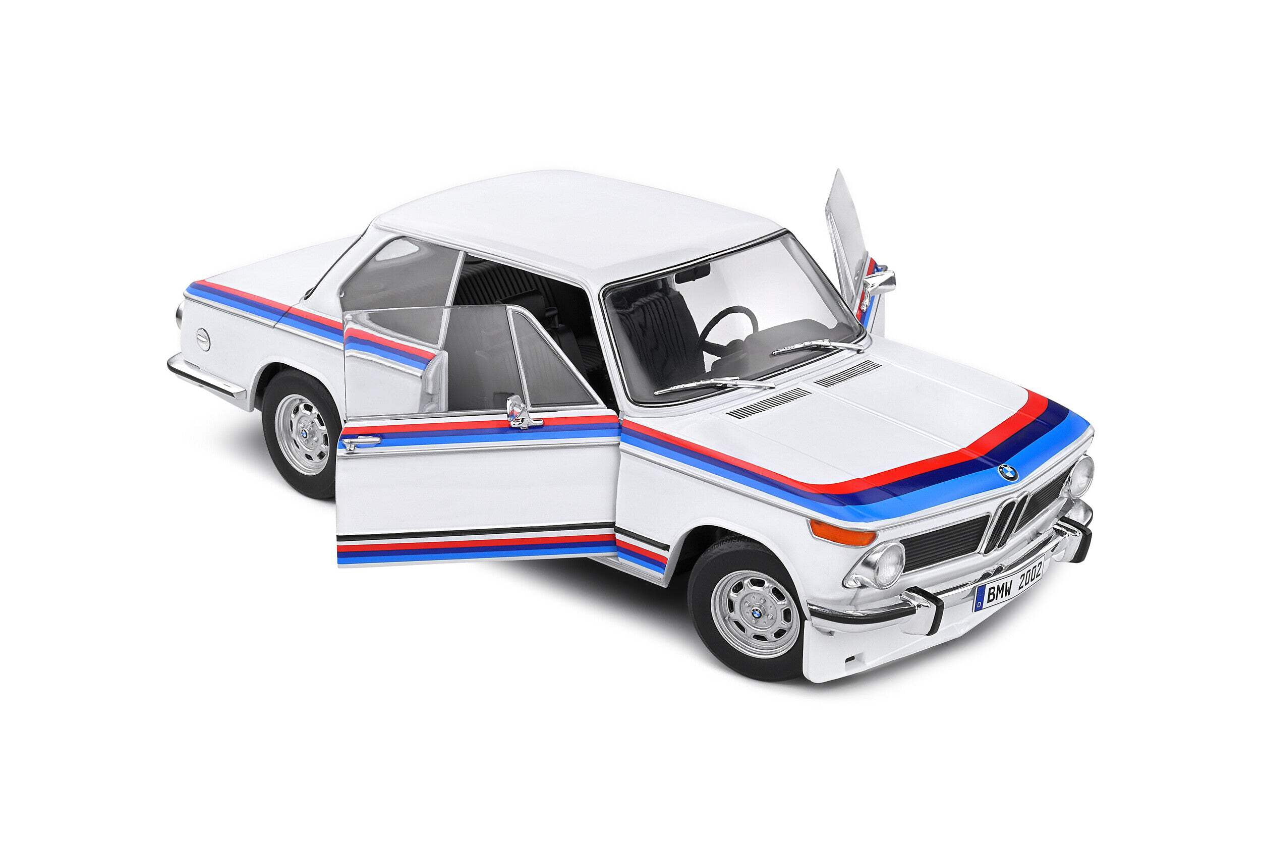 Solido BMW 2002 Tii Turbo Evocation Diecast Model Car 1:18 Scale White