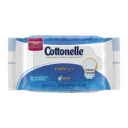 Cottonelle Flushable Wipes, 1 Resealable Pack, 42 Wipes