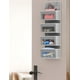 thumbnail image 5 of Organizador colgante de almacenamiento simple para artículos del hogar, 4 bolsillos, gris, 5 of 7