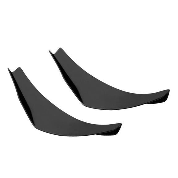 Ikon Motorsports Front Bumper Lip Compatible with 1997-2001 Subaru Impreza MDA Style Unpainted Black PU Polyurethane Air Dam Chin Spoiler Protector Splitter 2PCS