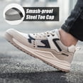thumbnail image 3 of AUXDIQ Steel Toe Work Shoes for Men Construction Industrial Safety Sneakers, 3 of 6