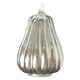 thumbnail image 1 of Calabaza de cristal con luz LED brillante, delicada y decorativa para Halloween, luz nocturna para fiestas Plata 2, 1 of 8