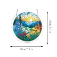 thumbnail image 2 of Acrylic Jigsaw Puzzle Suncatcher-Galactic Colorful Birds, Stained Glass Window Hanging, Home Decor Creative Mom Gifts, Birthday Gifts for Women,Wife, Sisters, Aunt, Besties 7.4in, 2 of 7