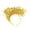 Gold, variant on Hontri Hair Clips in Sale, Ladies Hat Wedding Floral Cocktail Mesh Hair Clip Tea Party Headband Fascinators Hats for Women Black