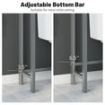 thumbnail image 6 of Gymax 4PCS 5-Tier Metal Shelving Unit Heavy Duty Wire Storage Rack with Anti-slip Foot Pads, 6 of 10