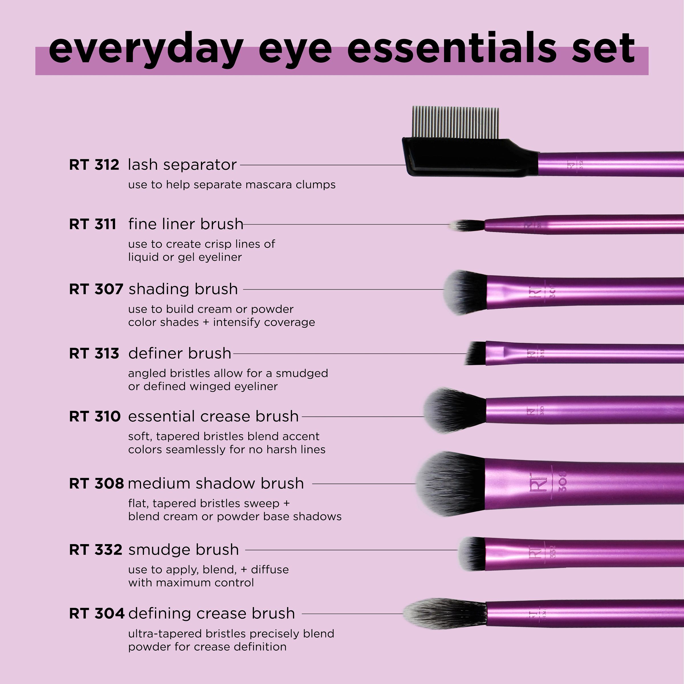 Real Techniques Everyday Eye Essentials Brush Kit photo 5