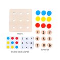 thumbnail image 2 of Juego De Ensamblaje De Tuercas Y Pernos De Juguete Para Atornillar Madera Tablero De Combinación De Colores Con Tarjetas De Instrucciones Y Números Educación Temprana Para Niños Niños Hogar Minnieouse FN002903-00, 2 of 3