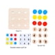 thumbnail image 2 of Juego De Ensamblaje De Tuercas Y Pernos De Juguete Para Atornillar Madera Tablero De Combinación De Colores Con Tarjetas De Instrucciones Y Números Educación Temprana Para Niños Niños Hogar Speravity FN002903-00, 2 of 3