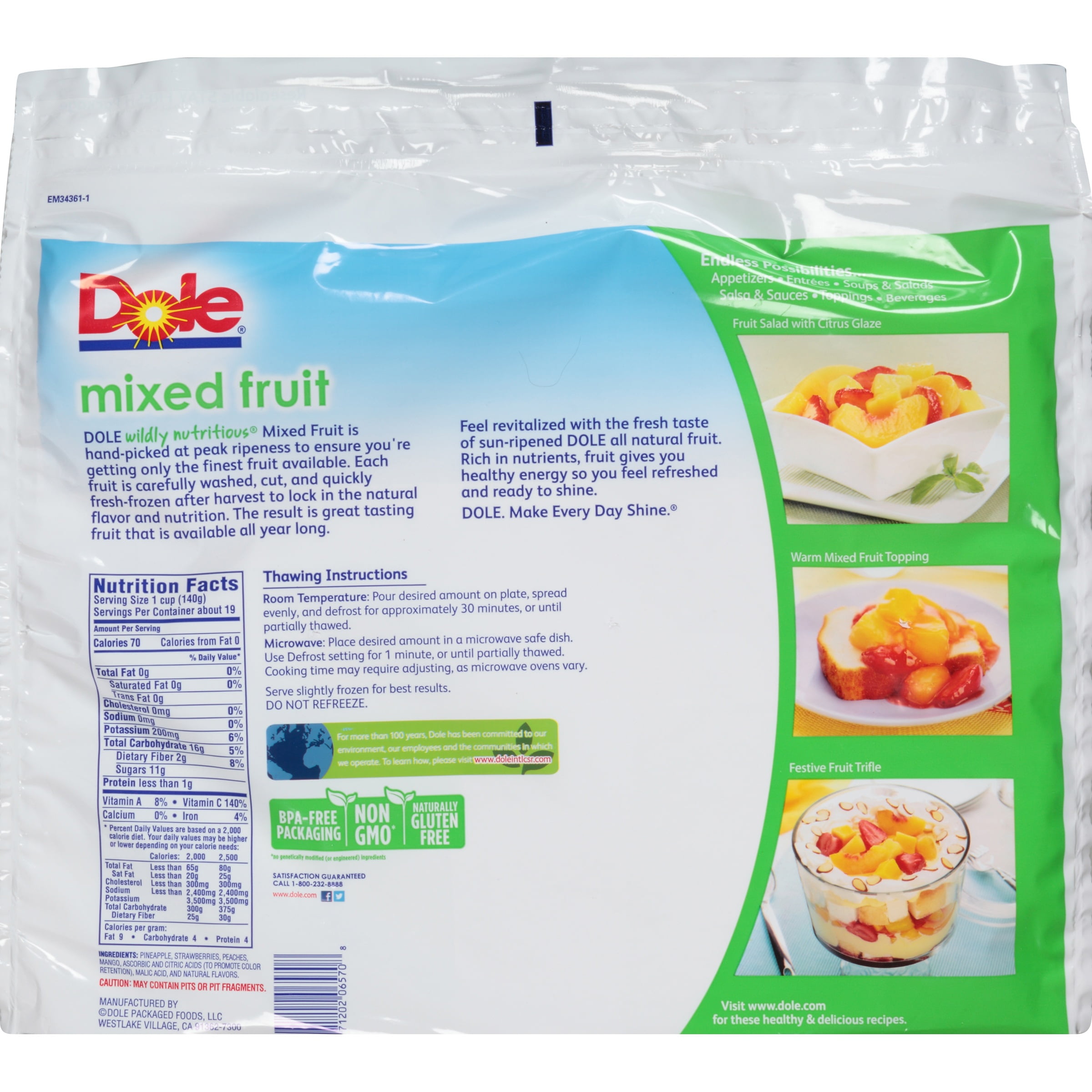Dole Frozen Pineapple Nutrition Facts Besto Blog dole-frozen-pineapple-nutrition-facts-besto-blog