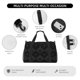 thumbnail image 4 of Balery Black Poker Bolsa de Gimnasio para Mujeres, Bolsa de Viaje con Bolsillo Húmedo, Bolsa de Fin de Semana para Mujeres, Bolsa de Viaje Resistente al Agua, 4 of 7