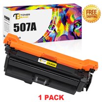 Toner Bank 1-Pack Compatible 507A Toner for HP 507A CE402A 507A LaserJet Enterprise 500 color M551dn M551n M551xh (Yellow)