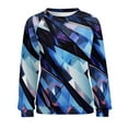 thumbnail image 7 of Sweatshirt For Womens Crewneck Geometric Lattice Hoodies Teen Girls Cute, 7 of 7
