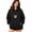 Black, variant on OYPGUE Pet Carrier Hoodie,Cat Pouch Hoodie,Snug Pup Sweatshirt,Small Dog Sweatshirt Carrier