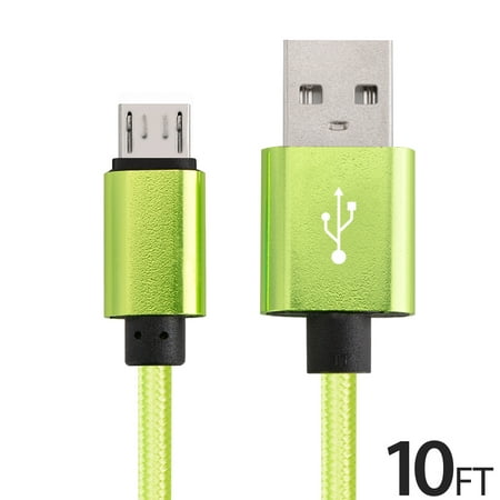 Micro USB Cable Charger for Android, FREEDOMTECH 10ft USB to Micro USB Cable Charger Cord High Speed USB2.0 Sync and Charging Cable for Samsung, HTC, Motorola, Nokia, Kindle, MP3, Tablet and