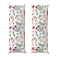 thumbnail image 1 of Fotbe Cute Cartoon Sloth Funda para Almohada Corporal con Diseño, Funda de Microfibra Ultrasuave de 20x54 Pulgadas, Ropa de Cama Elegante, 1 of 7