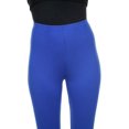 thumbnail image 2 of White Mark Cotton Solid Leggings- 201-Royal - Small, 2 of 5