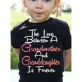 thumbnail image 1 of Adorable Girls' Black T-Shirt with "Grandmother & Granddaughter Love" Print - Soft Polyester, Crew Neck, Short Sleeve, Perfect for Spring/Summer/Fall - Machine Washable, Multigenerational Fashion|T, 1 of 6
