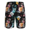 thumbnail image 6 of Naloa Hibiscus Rose Men's Beach Shorts, Surfing shorts, Swim trunks, Quick Dry Swim Trunks for Surfing Beach Fun - X-Large, 6 of 9