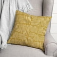 thumbnail image 3 of Creative Products Sketch Lines Yellow 18 x 18 Indoor / Outdoor Pillow, 3 of 3