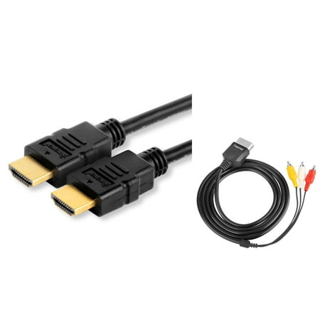 Insten 25Ft 25 Feet HDMI Cable M/M 1080P HDTV+AV Video Audio Cable For Microsoft Xbox