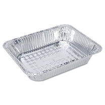 Handi-Foil 2060-30-500 5.13 in. x 7.06 in. x 1.69 in. Aluminum Pan with 1.5-lb. Capacity - Silver (500/Carton)