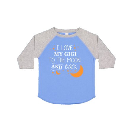 

Inktastic I Love My Gigi to the Moon and Back Gift Toddler Boy or Toddler Girl T-Shirt