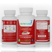 Liver Support Supplement–Supports Detox, Cleansing & Fat Metabolism – with Bergacyn FF (Bergamot & Artichoke) – 30 LiverEzy Vegan Capsules