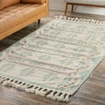 thumbnail image 2 of Contemporary Izhobert Collection Area Rug Aquamarine-White - 2'7"x10', 2 of 5