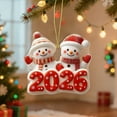 thumbnail image 5 of 2026 New Year Christmas Acrylic Hanging Ornament Festive Holiday Decoration, Durable Christmas Tree Decoration for Home Holiday Decor, Perfect Gift for Family and Friends During Christmas Season, 5 of 7
