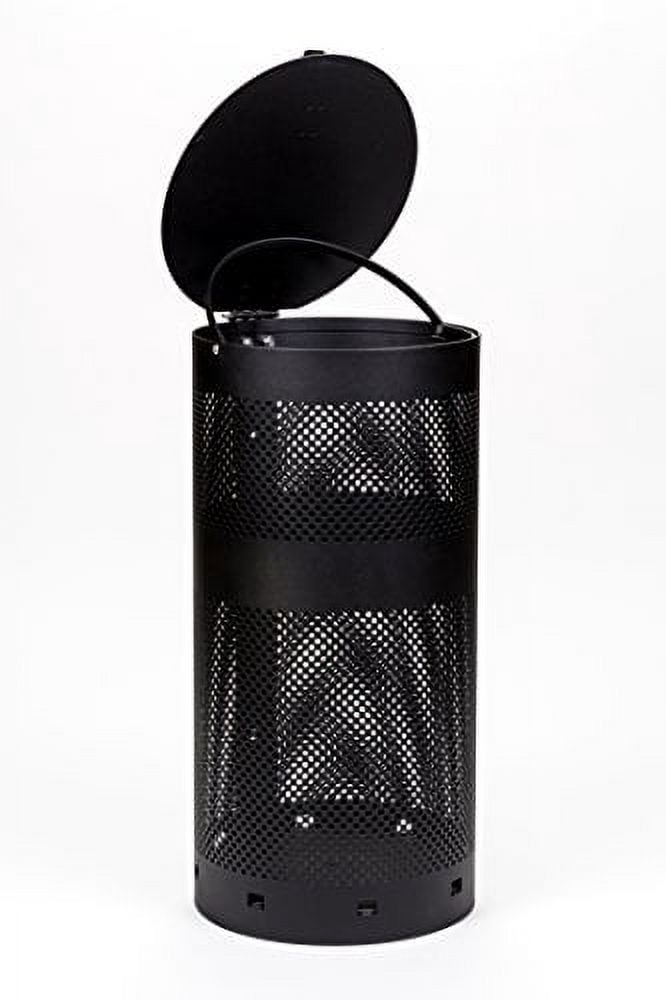 Low Profile Dog Waste Station / Tie-Handle Roll (Black)