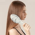 thumbnail image 3 of Koala Print Detangling Hair Brush - Gentle Round-Tip Bristles for Smooth & Pain-Free Brushing, Ergonomic Handle for All Hair Types, 3 of 5