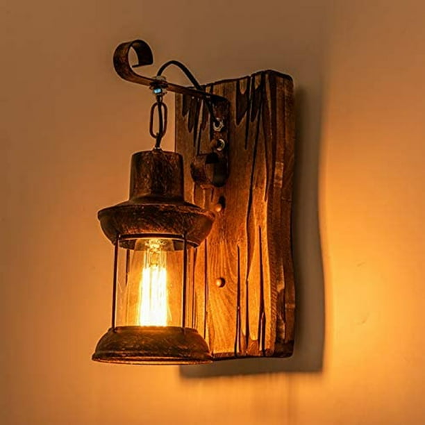 HOME NEAT Lámpara De Pared Diseño De Puño Antiguo Industrial E27