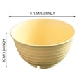 thumbnail image 3 of 17Cm Large Household Wheat Rice Bowl/Japanese Ramen Bowl & Ideal for Students' Instant Noodles Elegant Design, 3 of 5