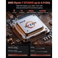 thumbnail image 2 of NIMO 15.6" IPS FHD-Gaming-Laptop, 8 Cores AMD Ryzen 7 8745HS 32GB DDR5 RAM 1TB SSD (up to 4.9GHz Beat R9 7940HS) Radeon 780M-Graphics, 100W Type-C Backlit Keyboard Fingerprint for Creators, 2 of 7