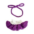 thumbnail image 2 of Muñeco de Peluche perfecl Vestido Tejido 15 cm 17 cm Violeta, 2 of 8