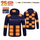 thumbnail image 3 of Chaqueta calefactable para otoño e invierno, chaleco cálido para hombre y mujer, chaleco calefactable, chaqueta calefactora eléctrica con USB, para caza, senderismo, acampada, 3 of 5