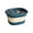 Blue, variant on Foldable Foot Bath Bucket with Handle and Lid,Portable Foot Bath Spa Bucket with Massage Acupoints,Portable Foot Bath Bucket,Foldable Spa Bucket for Foot