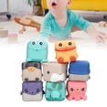 thumbnail image 1 of Toddlers Chewing Toys, Safe  Helpful Educational Baby Soft Blocks Adorable Animal Type  For 6-12 Months Infants, 1 of 8
