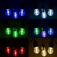 thumbnail image 4 of 50 Foot Hanging Mount Deluxe RGB+WW Color Changing LED Bistro Light Set, 4 of 5