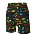 thumbnail image 4 of Logiee Pixel Game Print Mens Swim Trunks Quick Dry Board Shorts,Breathable Hawaii Beach Shorts Swimwear Bathing Suits-XX-Large, 4 of 6
