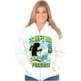 thumbnail image 3 of The Smurfs Cool Kanji Fearless Unisex Plus Size Zip Hoodie Brisco Brands 2X, 3 of 5