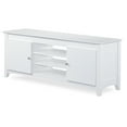 thumbnail image 2 of Nantucket TV Table 24x60 with Adjustable Shelves in White, 2 of 12