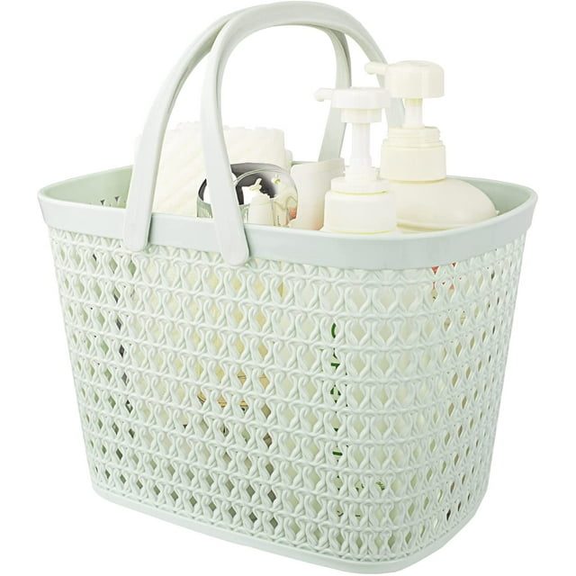 Cesta de ducha de plástico con asa Fokelyi WMSS-77-2