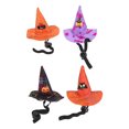 thumbnail image 4 of 4Pcs Decorative Pet Hats Halloween Themed Cat Hats Multi-function Witch Hats Cat Accessory, 4 of 8
