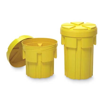 - ENPAC 1220-YE Salvage Drum, Open Head, 20 gal., Yellow