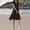 Black polka dot midi dress a1, variant on Women's Summer V Neck Short Sleeve Polka Dot Boho A-Line Midi Dresses Casual Flowy Swing Vacation Beach Party Sundresses, White M